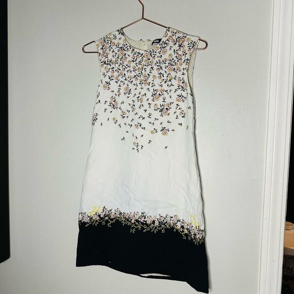 Giambattista Valli Short Sleeve Daisy Print Floral Lace Sheath Dress Size XS - Picture 3 of 14